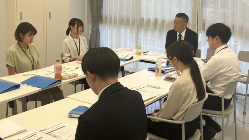 新入社員のフォローアップ研修！
